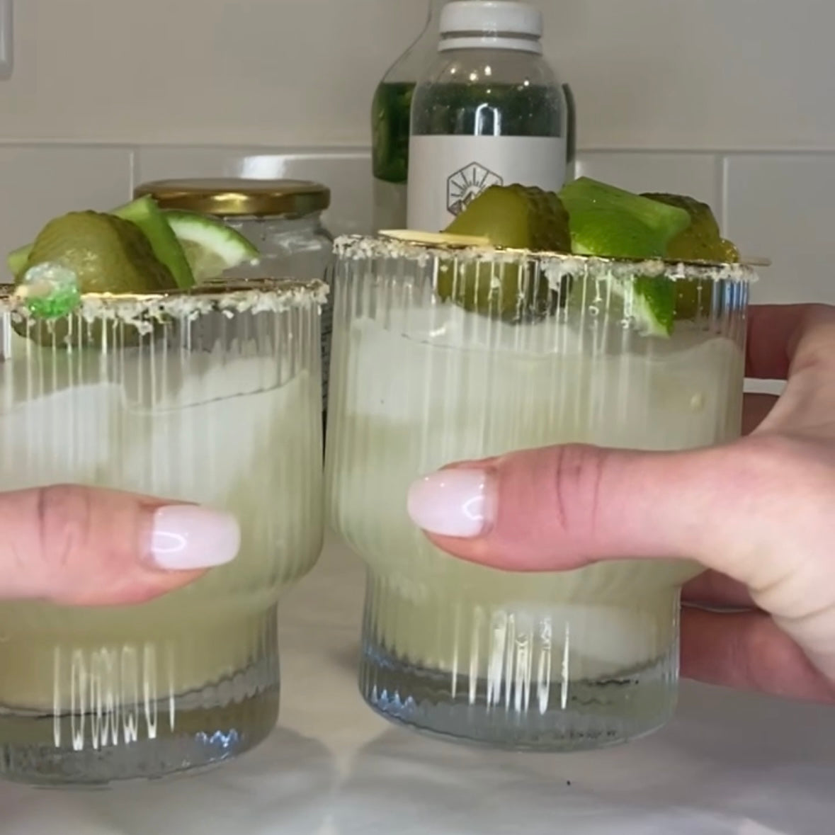Spicy Dill Pickle Margarita