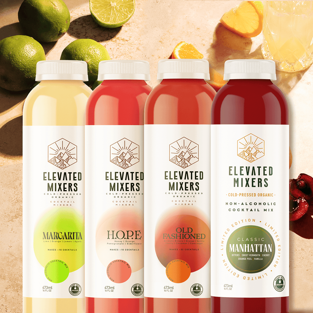 Bourbon & Beyond Essentials – Organic Mixers & Garnishes for Perfect Bourbon and Margarita Cocktails