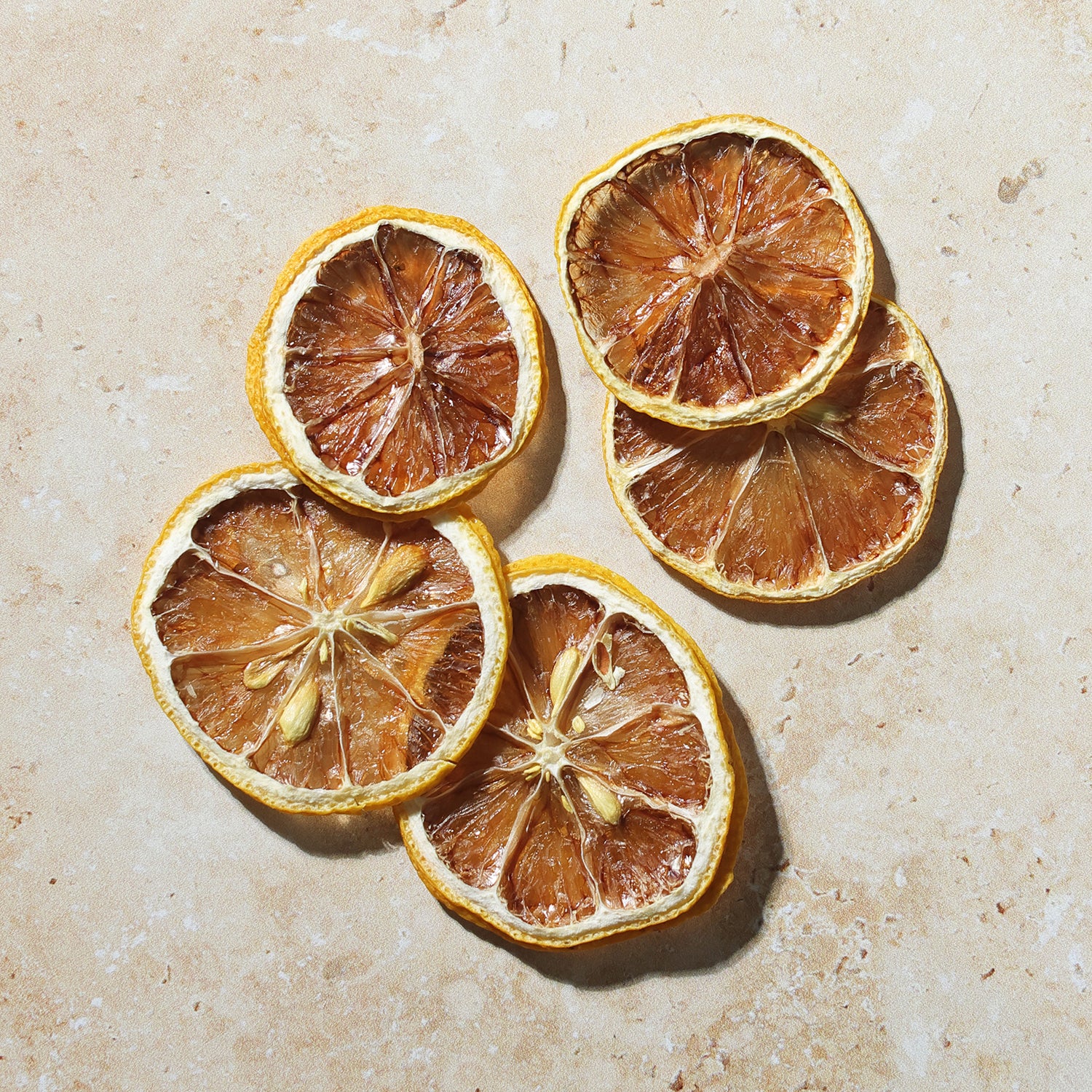 Cocktail Garnish - Dehydrated Lemon Wheel, 3oz, 40+ Slices
