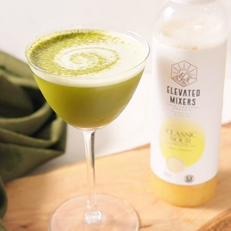 Matcha Gin Sour