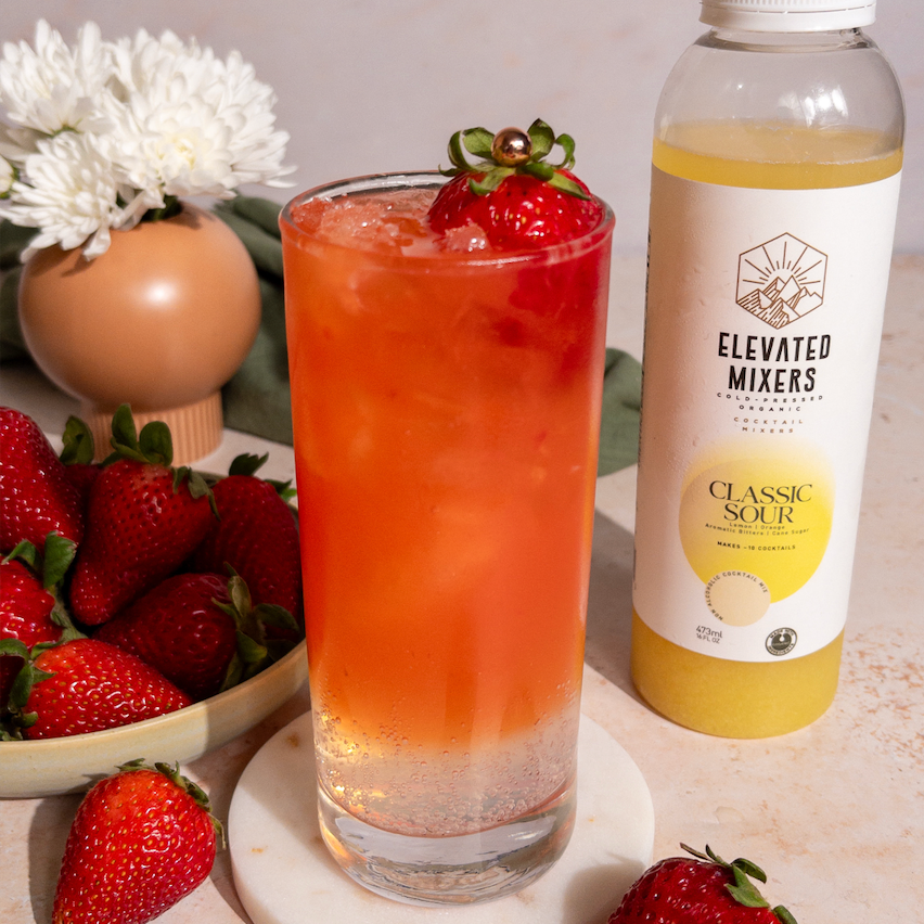 Strawberry Bourbon Sour