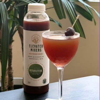 Banana Manhattan Cocktail
