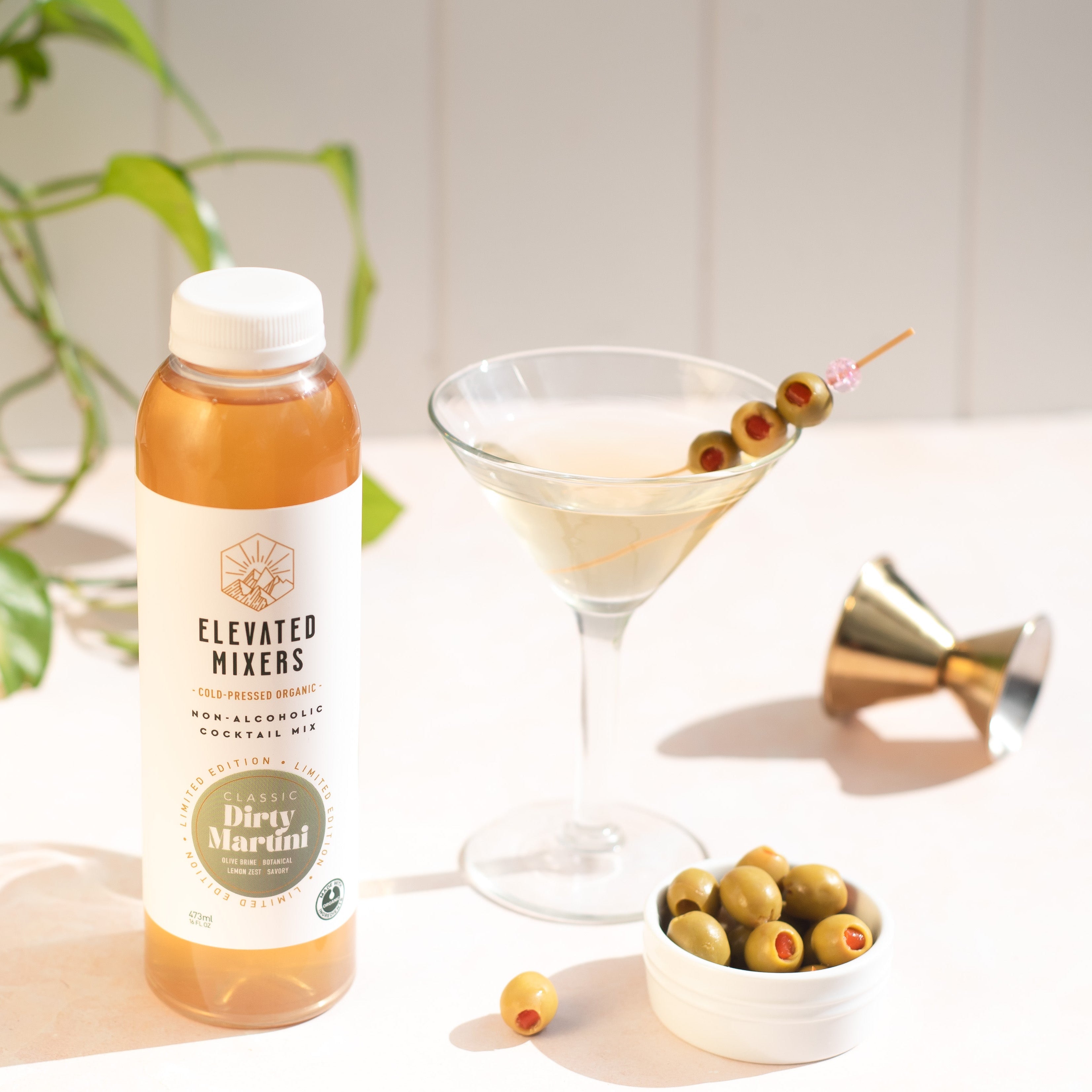 Elevated Mixers Dirty Martini